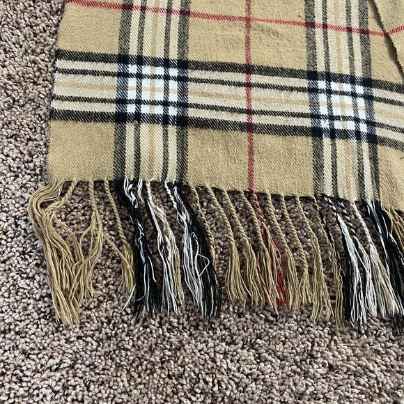 Plaid Nova Check Scarf Unbranded Soft - Picture 2 of 3